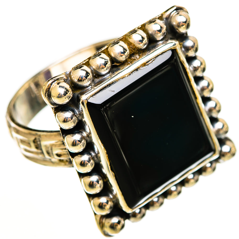 Black Onyx Rings handcrafted by Anasilvercos - RING112229 - Photo 2