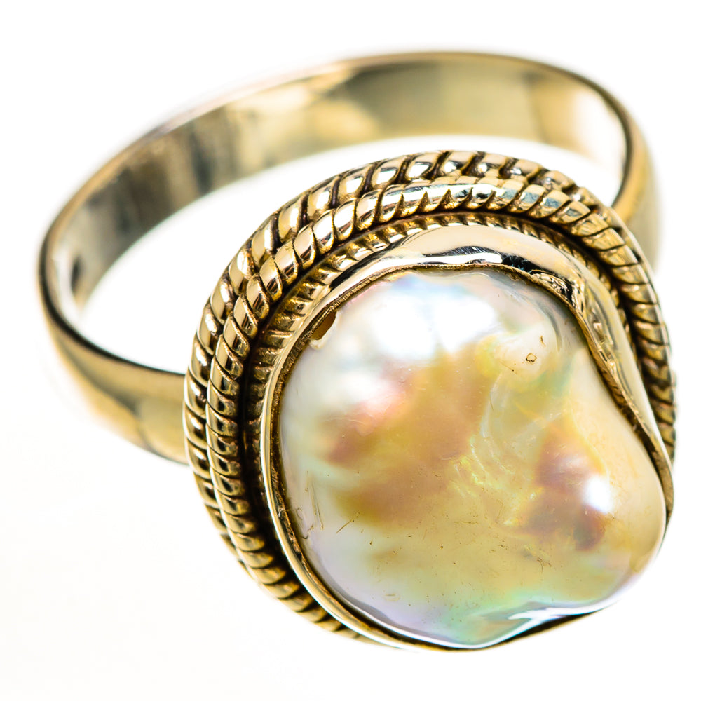 Mother Of Pearl Rings handcrafted by Anasilvercos - RING112231 - Photo 2