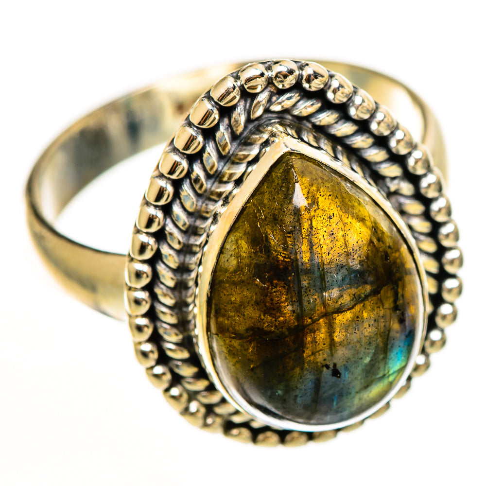 Labradorite Rings handcrafted by Anasilvercos - RING112242 - Photo 2