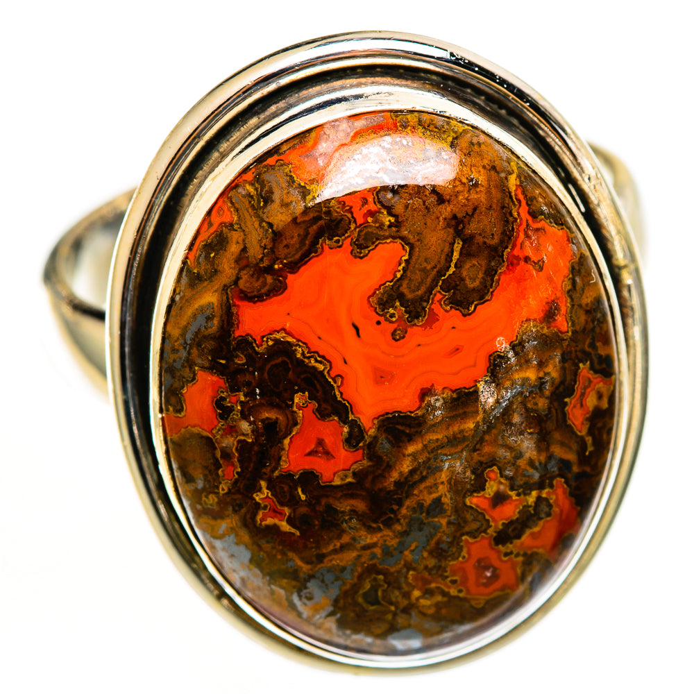 Moroccan Agate Rings handcrafted by Anasilvercos - RING112248 - Photo 2