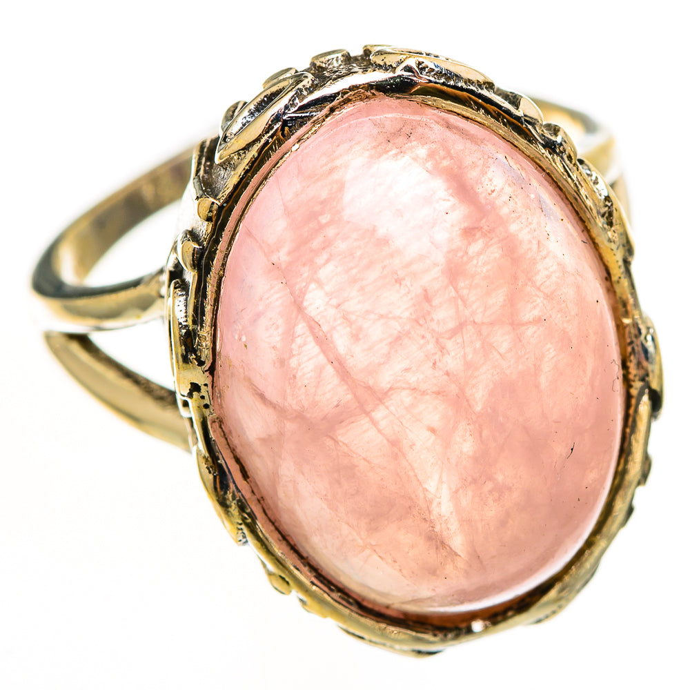 Rose Quartz Rings handcrafted by Anasilvercos - RING112249 - Photo 2