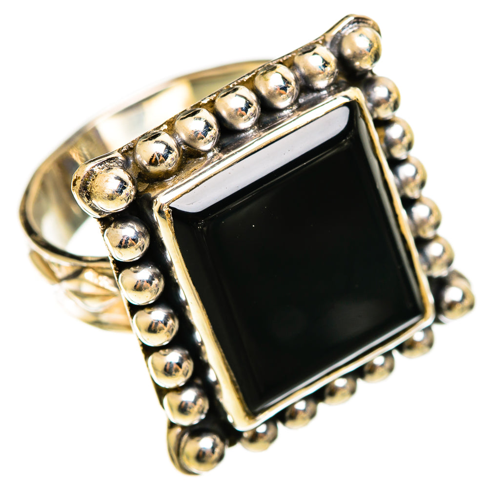 Black Onyx Rings handcrafted by Anasilvercos - RING112256 - Photo 2