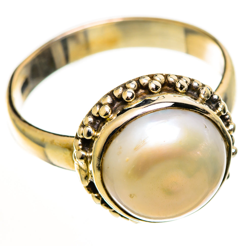 Cultured Pearl Rings handcrafted by Anasilvercos - RING112258 - Photo 2