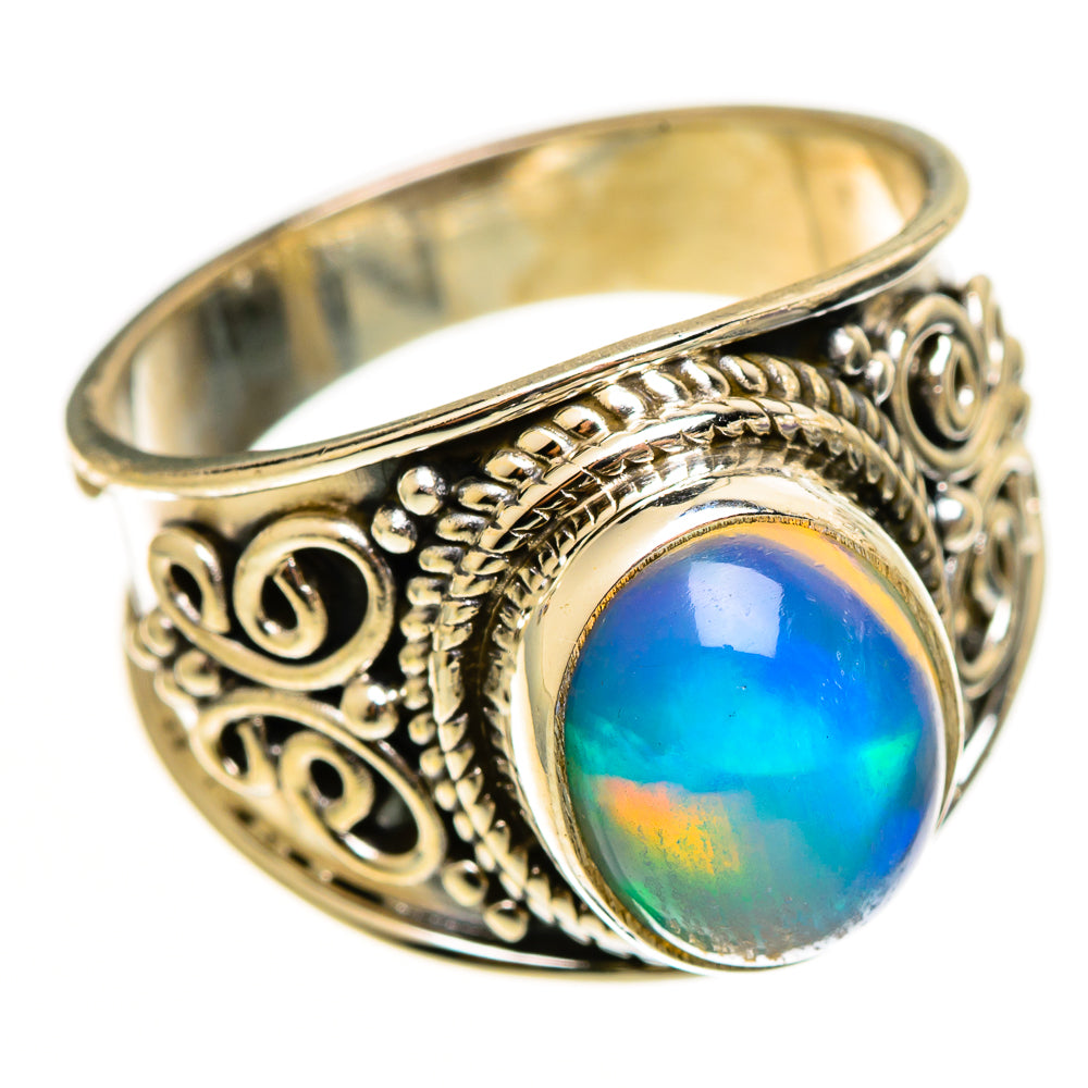 Aura Opal Rings handcrafted by Anasilvercos - RING112265 - Photo 2