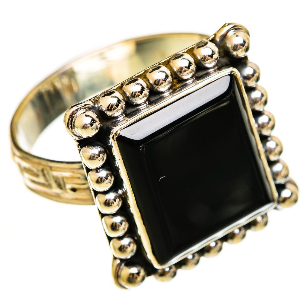 Black Onyx Rings handcrafted by Anasilvercos - RING112284 - Photo 2