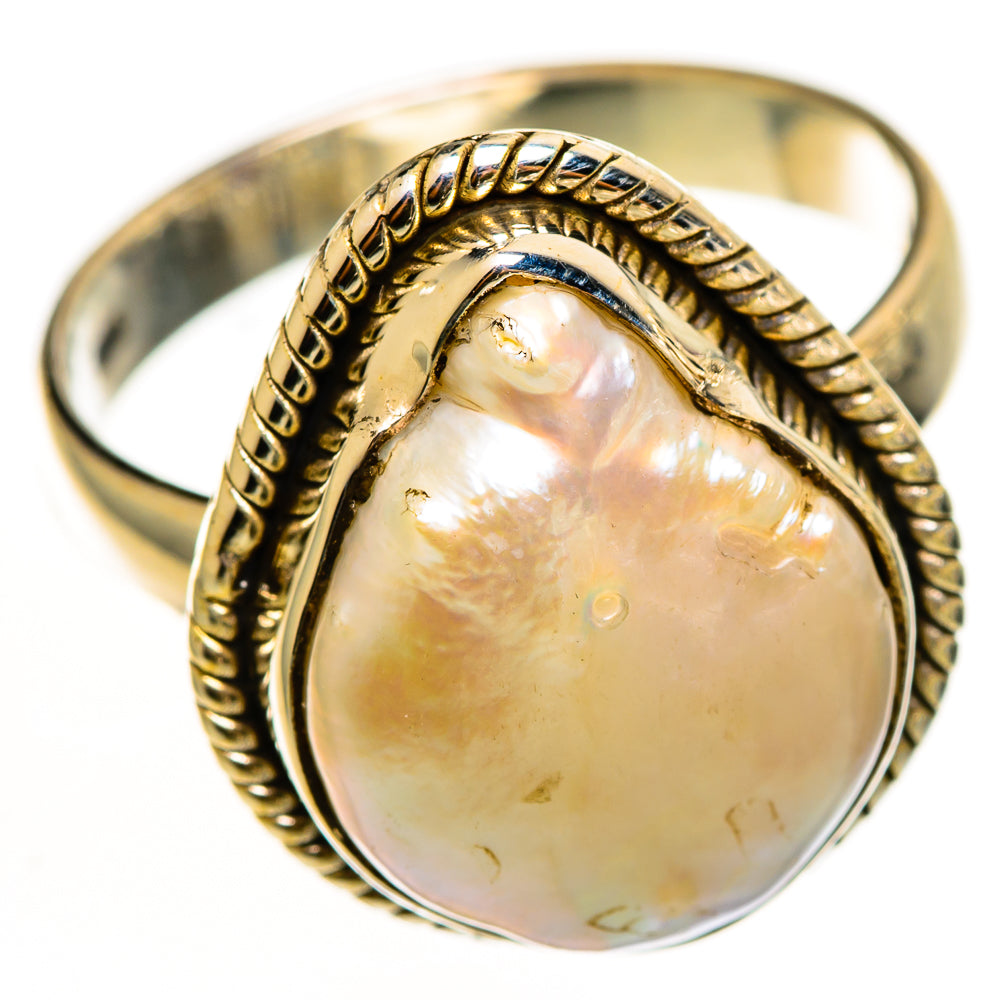 Mother Of Pearl Rings handcrafted by Anasilvercos - RING112285 - Photo 2