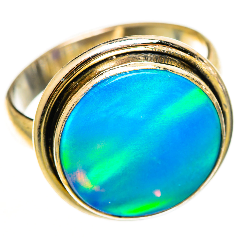 Aura Opal Rings handcrafted by Anasilvercos - RING112293 - Photo 2