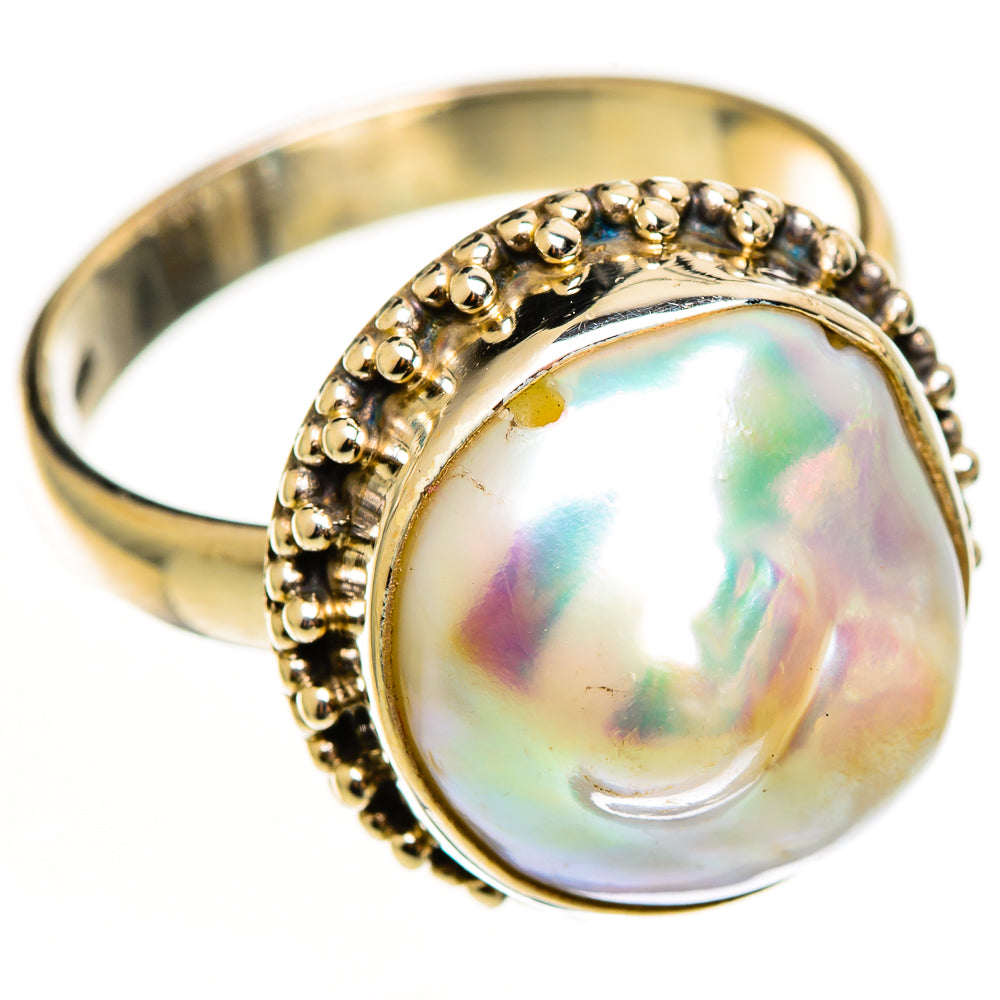 Mother Of Pearl Rings handcrafted by Anasilvercos - RING112341 - Photo 2