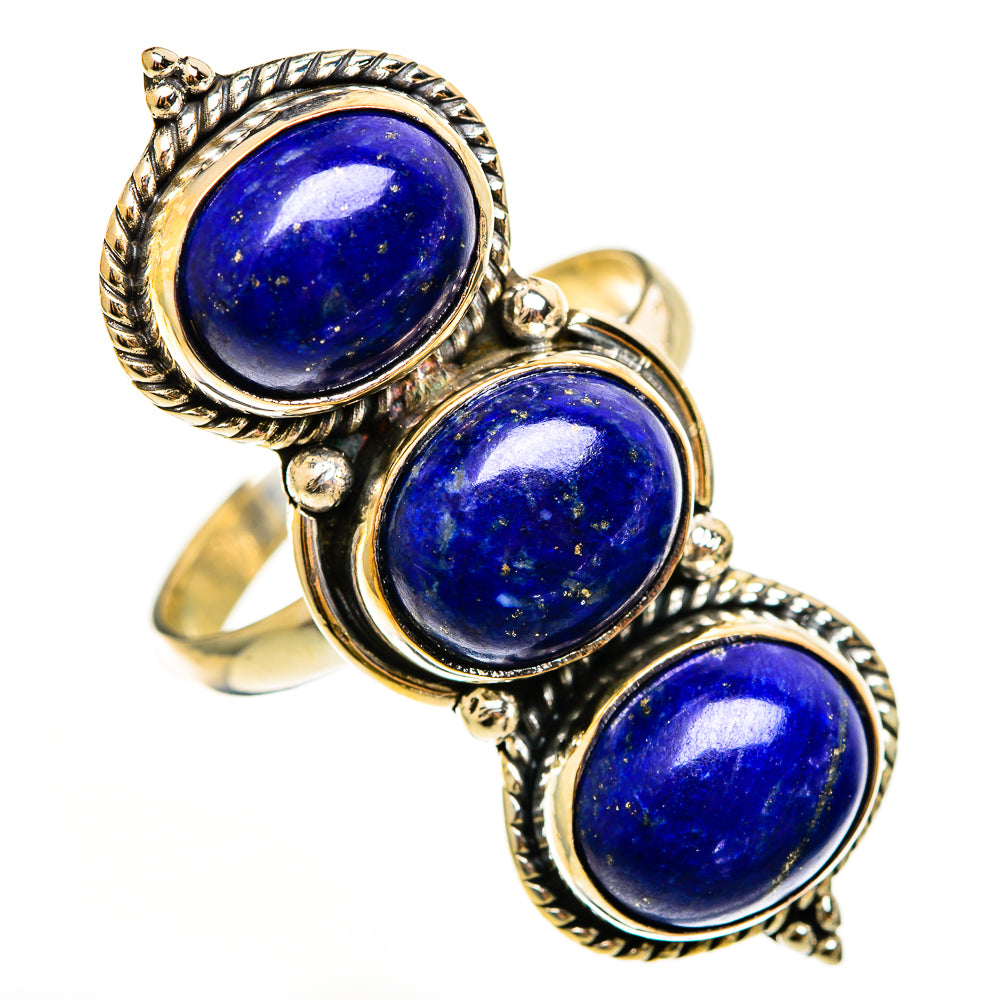Lapis Lazuli Rings handcrafted by Anasilvercos - RING112353 - Photo 2
