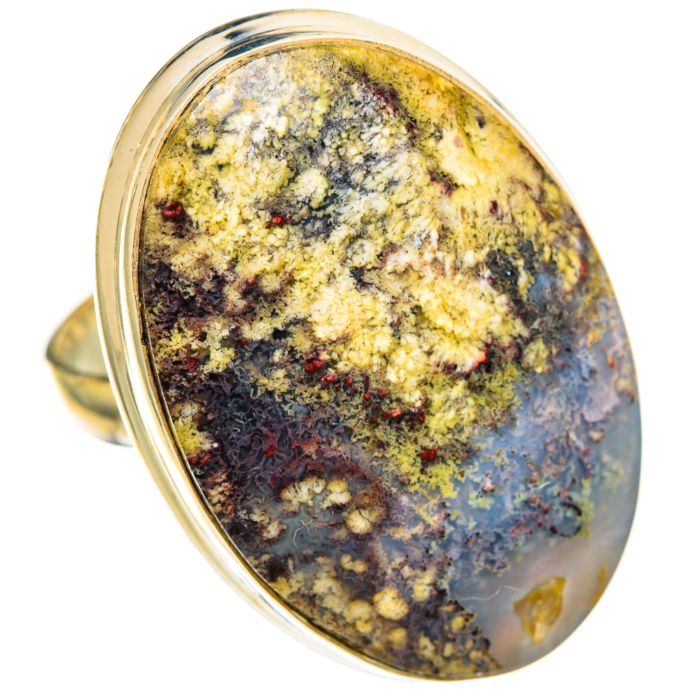 Indonesian Plume Agate Rings handcrafted by Anasilvercos - RING112361 - Photo 2