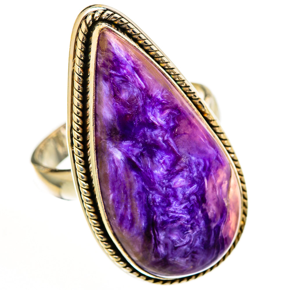 Charoite Rings handcrafted by Anasilvercos - RING112374 - Photo 2