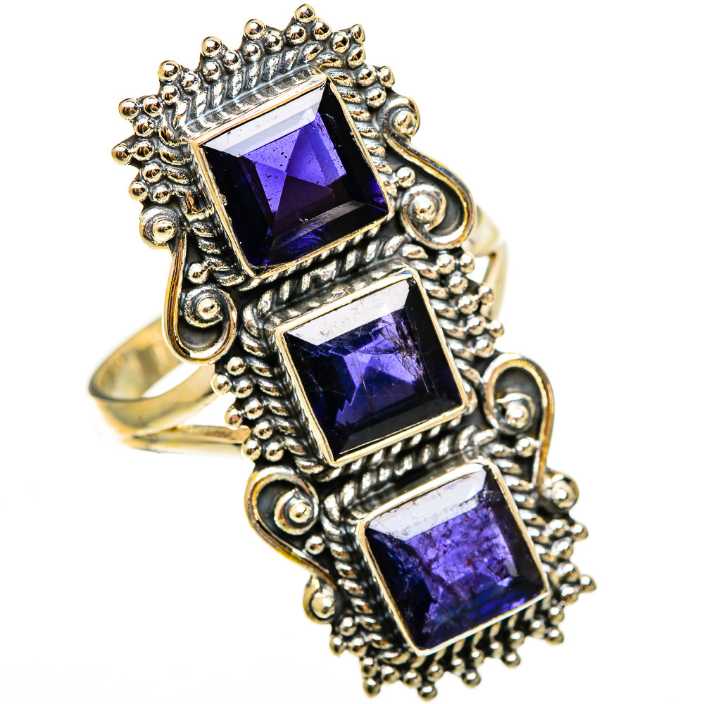 Violet Spinel Rings handcrafted by Anasilvercos - RING112377 - Photo 2