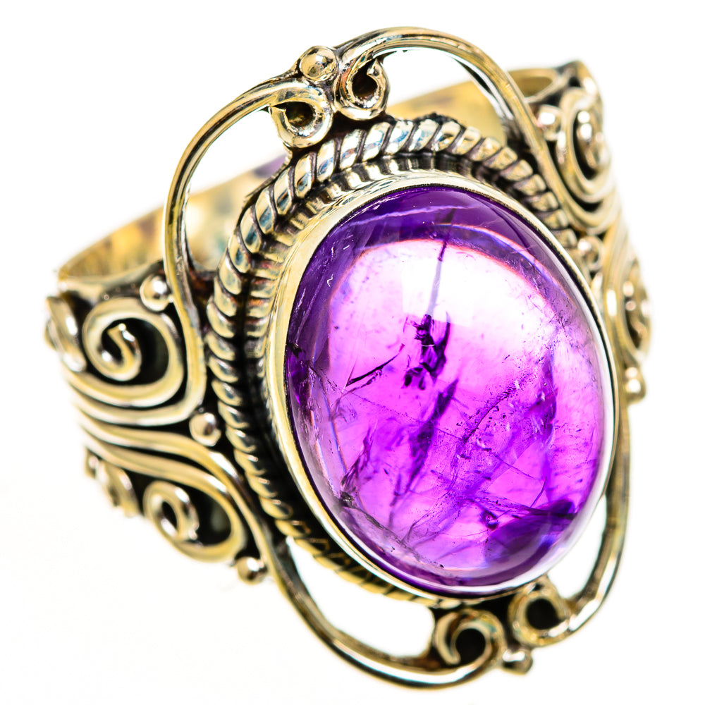 Amethyst Rings handcrafted by Anasilvercos - RING112381 - Photo 2