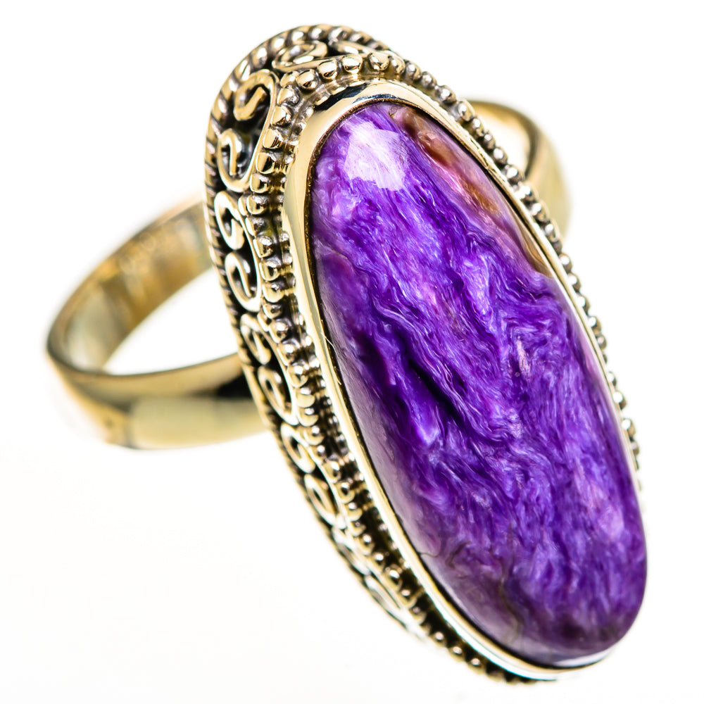Charoite Rings handcrafted by Anasilvercos - RING112382 - Photo 2