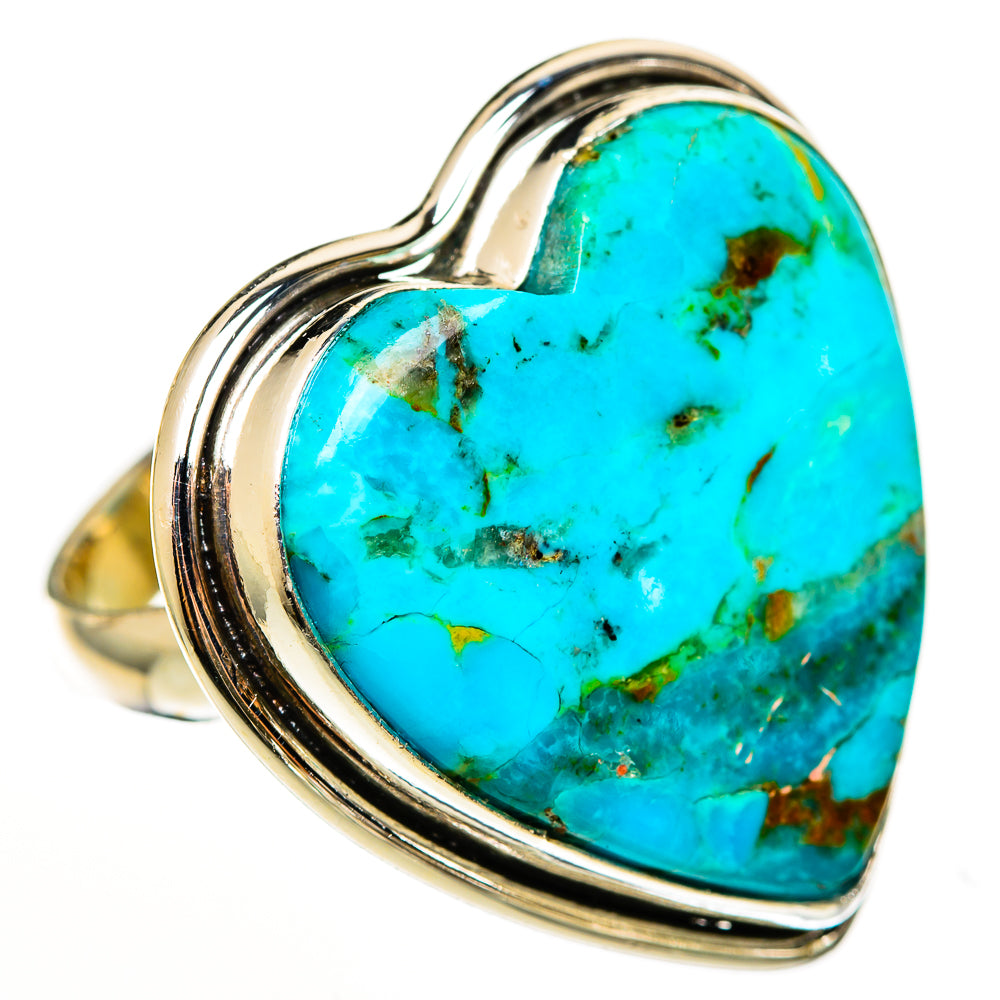Chrysocolla Rings handcrafted by Anasilvercos - RING112400 - Photo 2