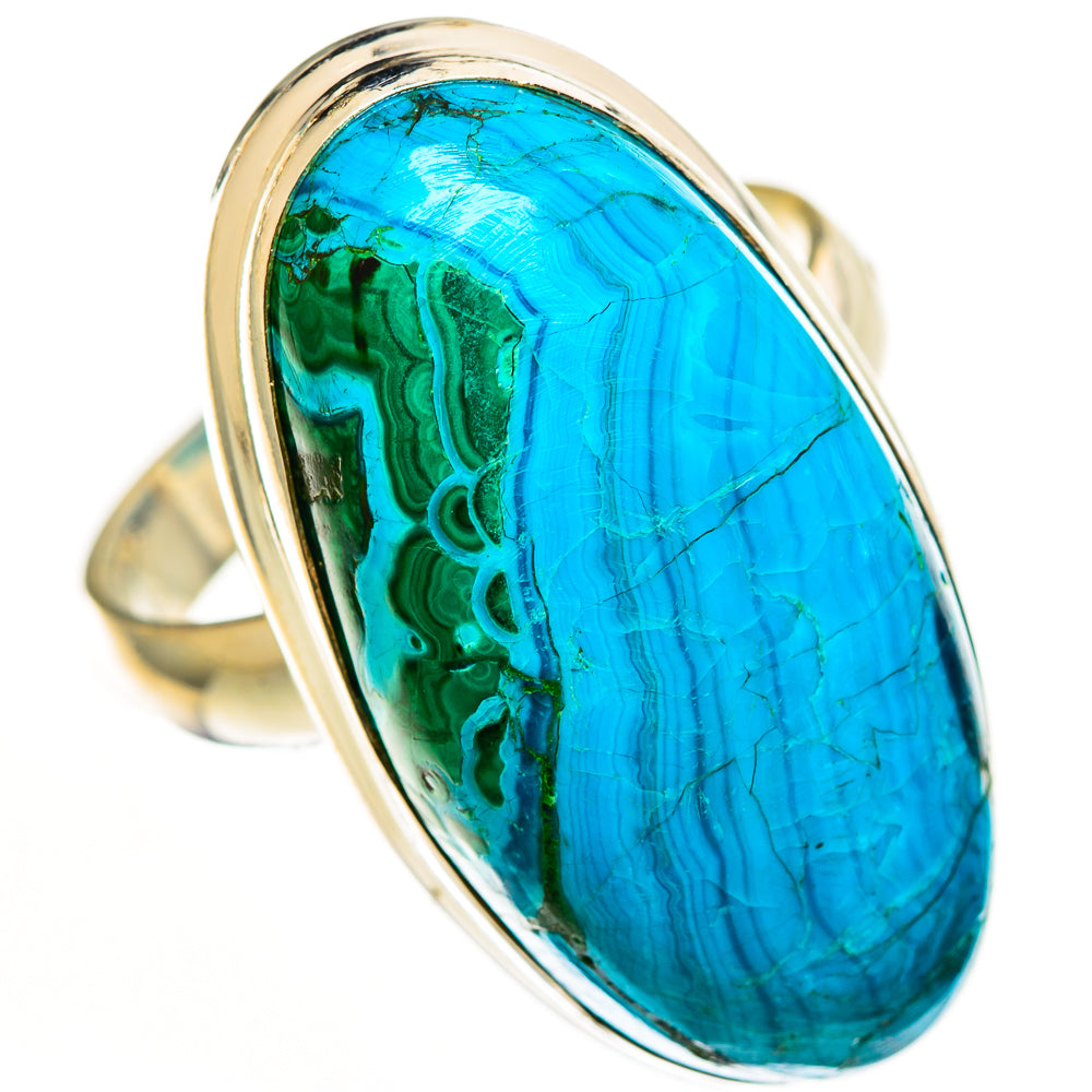Malachite In Chrysocolla Rings handcrafted by Anasilvercos - RING112438 - Photo 2