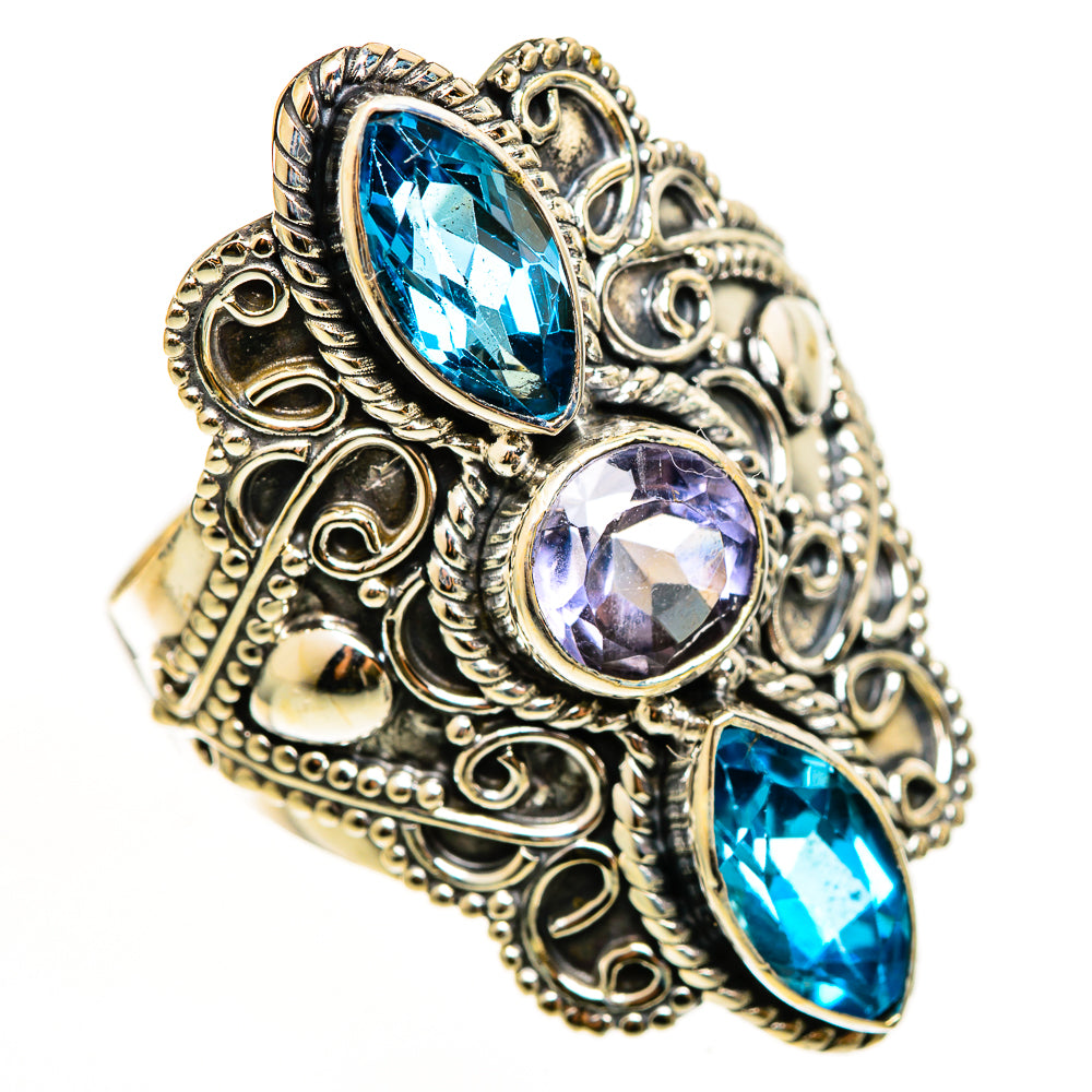 Violet Spinel Rings handcrafted by Anasilvercos - RING112444 - Photo 2