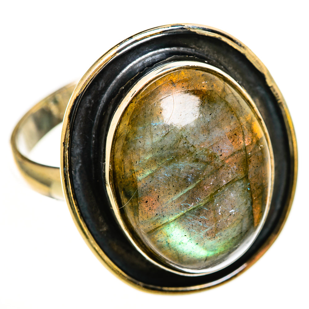 Labradorite Rings handcrafted by Anasilvercos - RING112452 - Photo 2