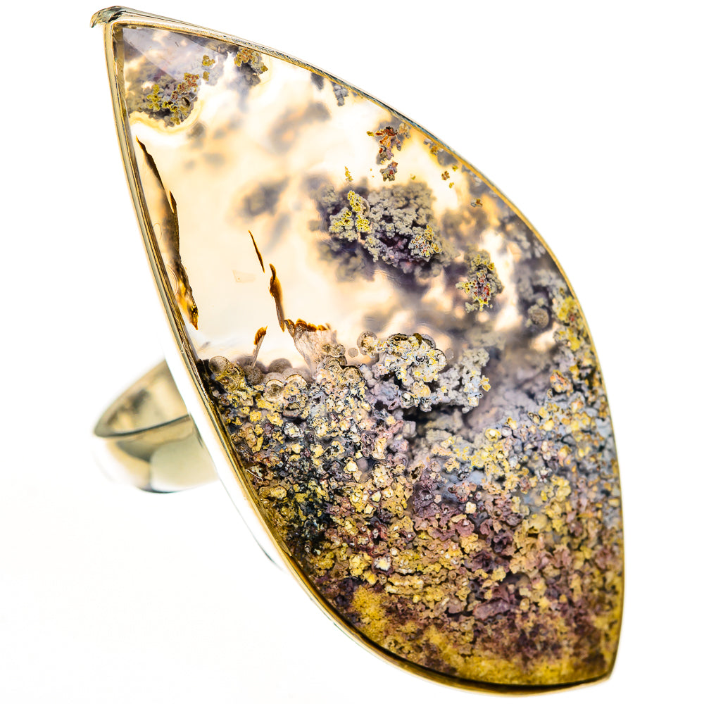 Indonesian Plume Agate Rings handcrafted by Anasilvercos - RING112457 - Photo 2