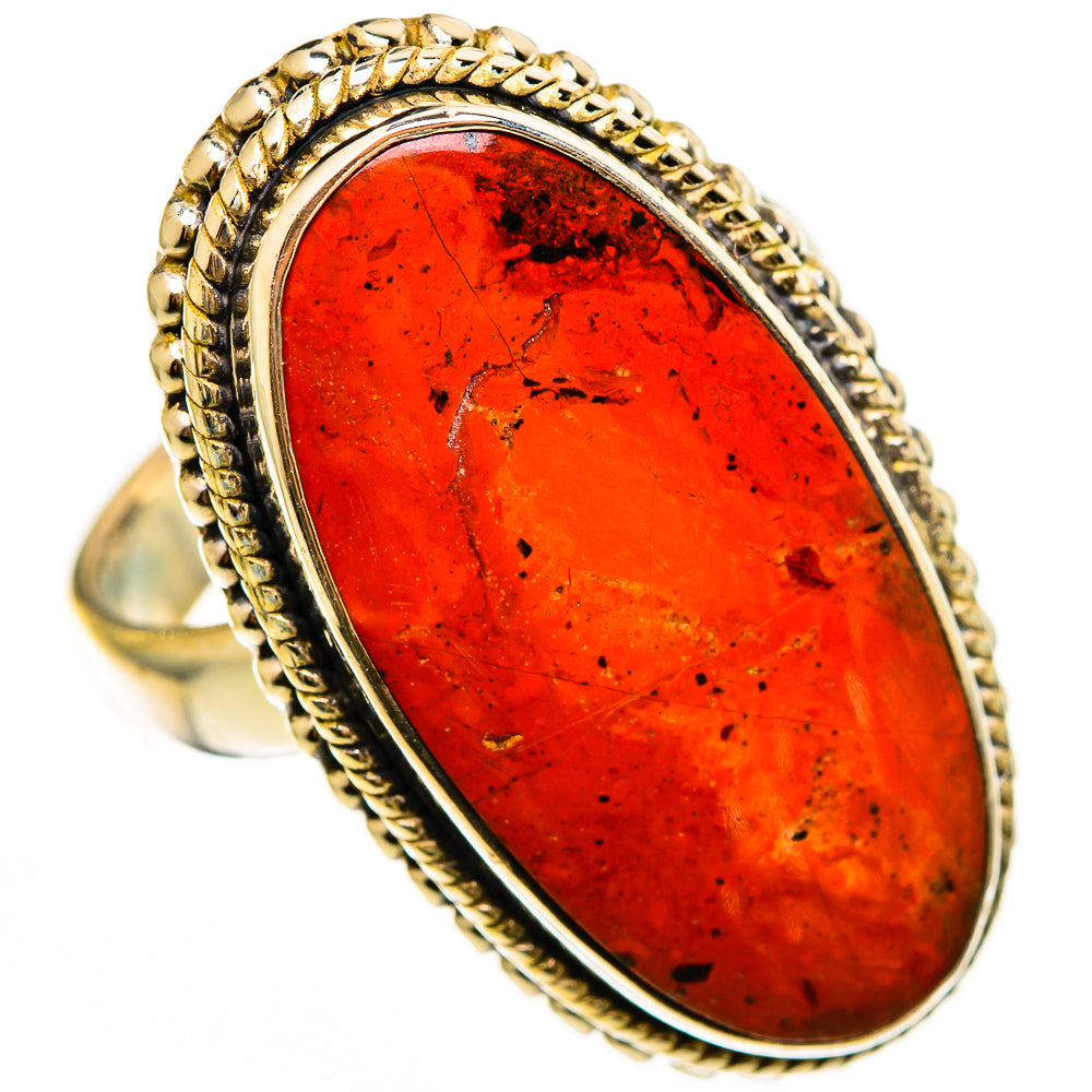 Red Jasper Rings handcrafted by Anasilvercos - RING112461 - Photo 2