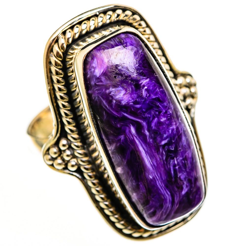 Charoite Rings handcrafted by Anasilvercos - RING112470 - Photo 2