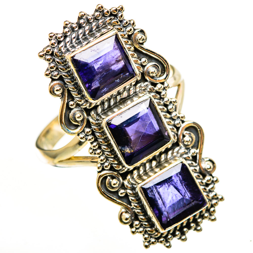 Violet Spinel Rings handcrafted by Anasilvercos - RING112475 - Photo 2