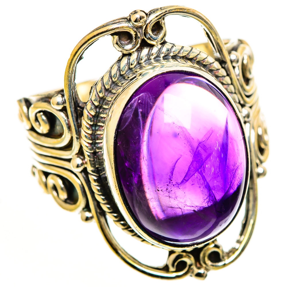 Amethyst Rings handcrafted by Anasilvercos - RING112511 - Photo 2