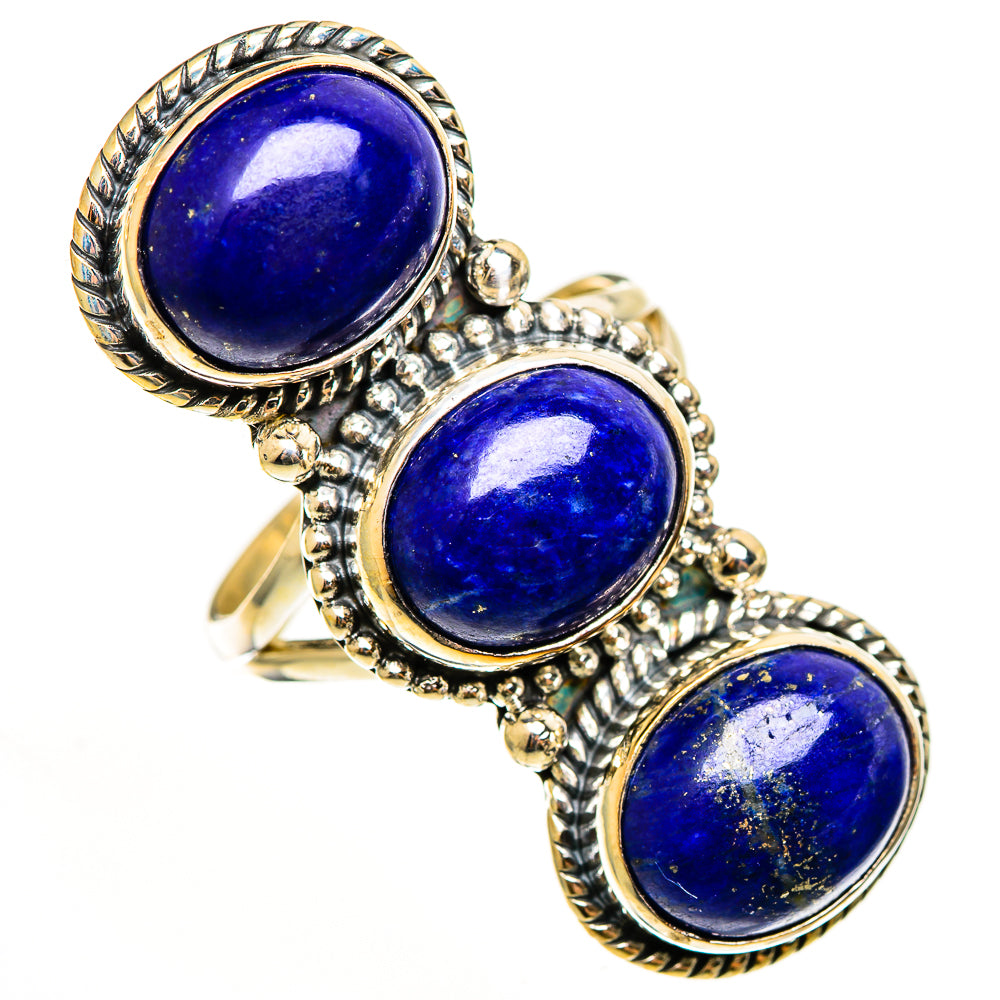 Lapis Lazuli Rings handcrafted by Anasilvercos - RING112525 - Photo 2