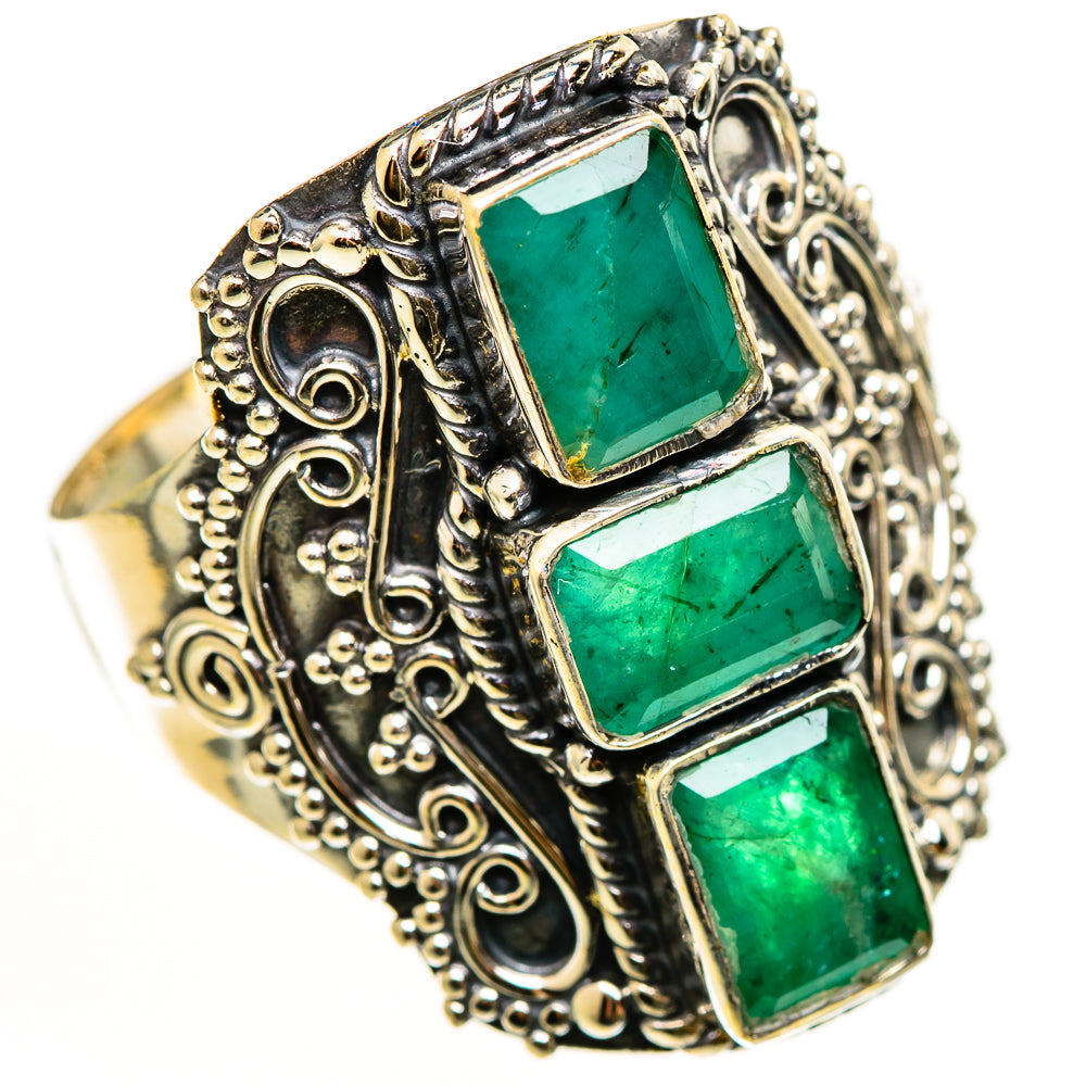 Emerald Rings handcrafted by Anasilvercos - RING112528 - Photo 2