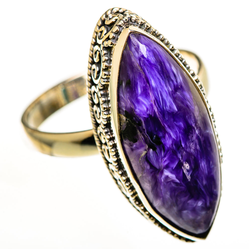 Charoite Rings handcrafted by Anasilvercos - RING112546 - Photo 2