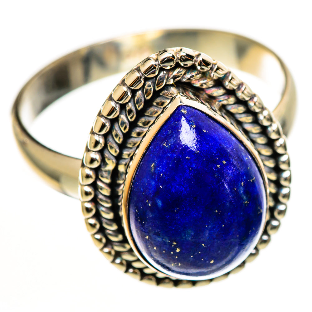 Lapis Lazuli Rings handcrafted by Anasilvercos - RING112554 - Photo 2