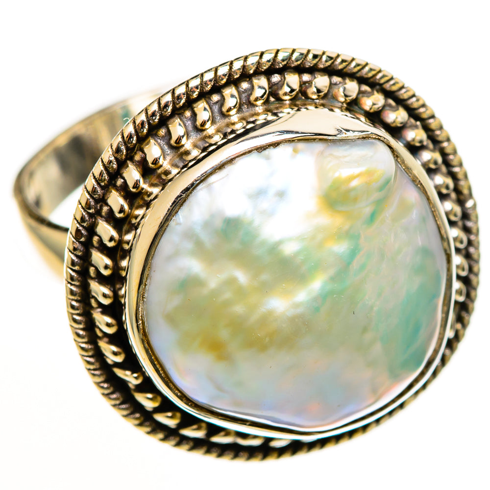 Cultured Pearl Rings handcrafted by Anasilvercos - RING112577 - Photo 2