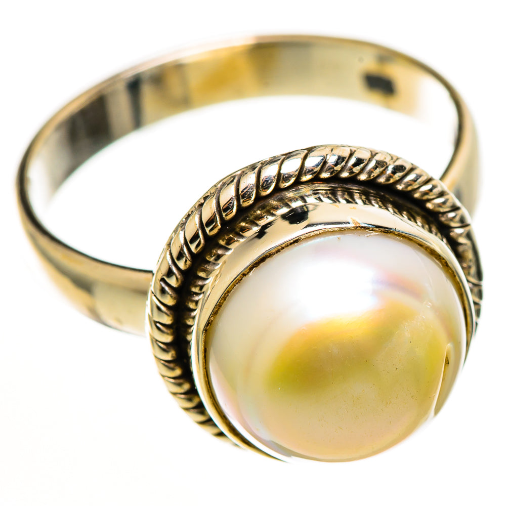 Cultured Pearl Rings handcrafted by Anasilvercos - RING112578 - Photo 2