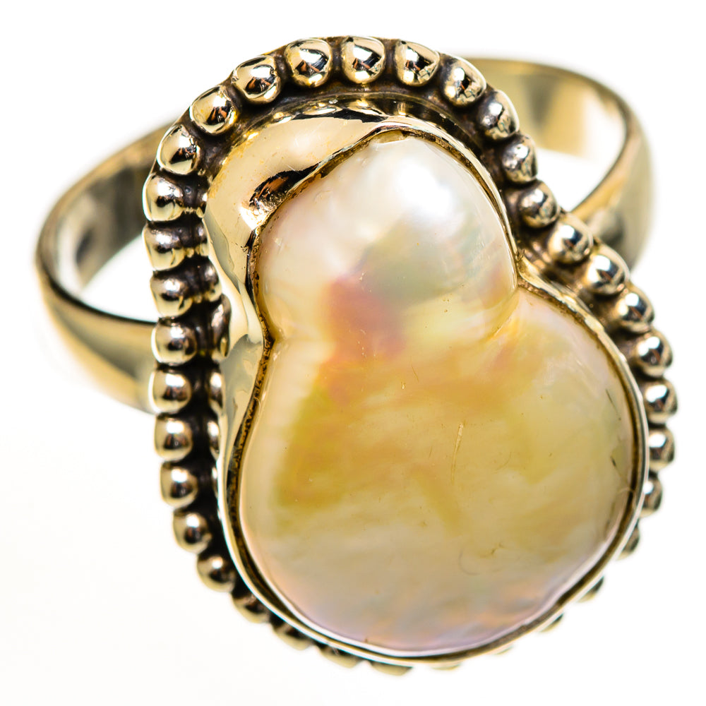 Mother Of Pearl Rings handcrafted by Anasilvercos - RING112579 - Photo 2