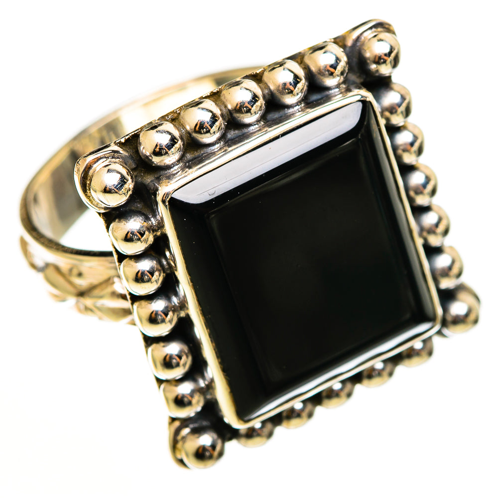 Black Onyx Rings handcrafted by Anasilvercos - RING112608 - Photo 2