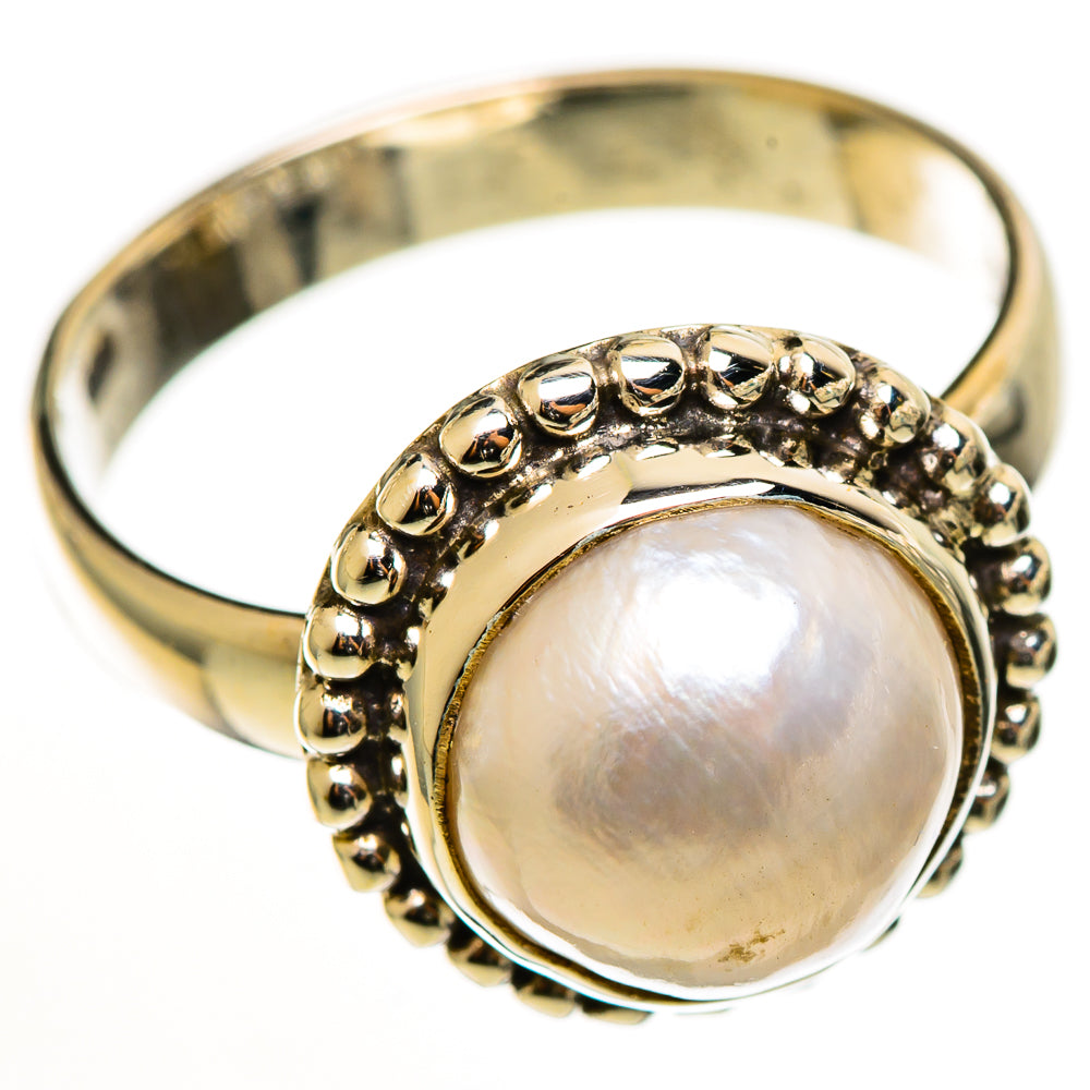 Cultured Pearl Rings handcrafted by Anasilvercos - RING112609 - Photo 2