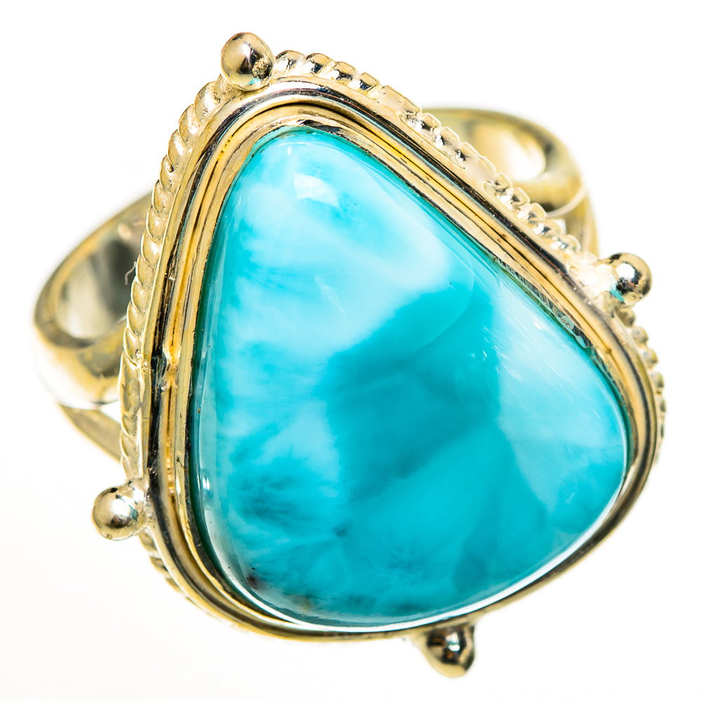 Larimar Rings handcrafted by Anasilvercos - RING112623 - Photo 2