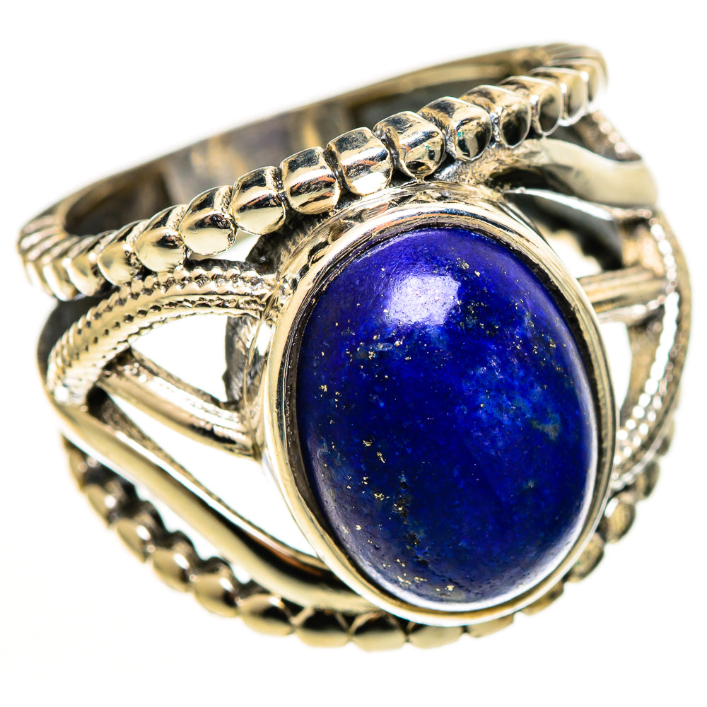 Lapis Lazuli Rings handcrafted by Anasilvercos - RING112625 - Photo 2