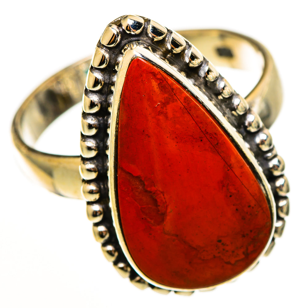 Red Jasper Rings handcrafted by Anasilvercos - RING112631 - Photo 2