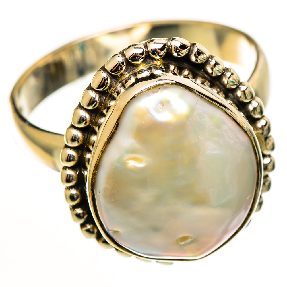 Mother Of Pearl Rings handcrafted by Anasilvercos - RING112647 - Photo 2