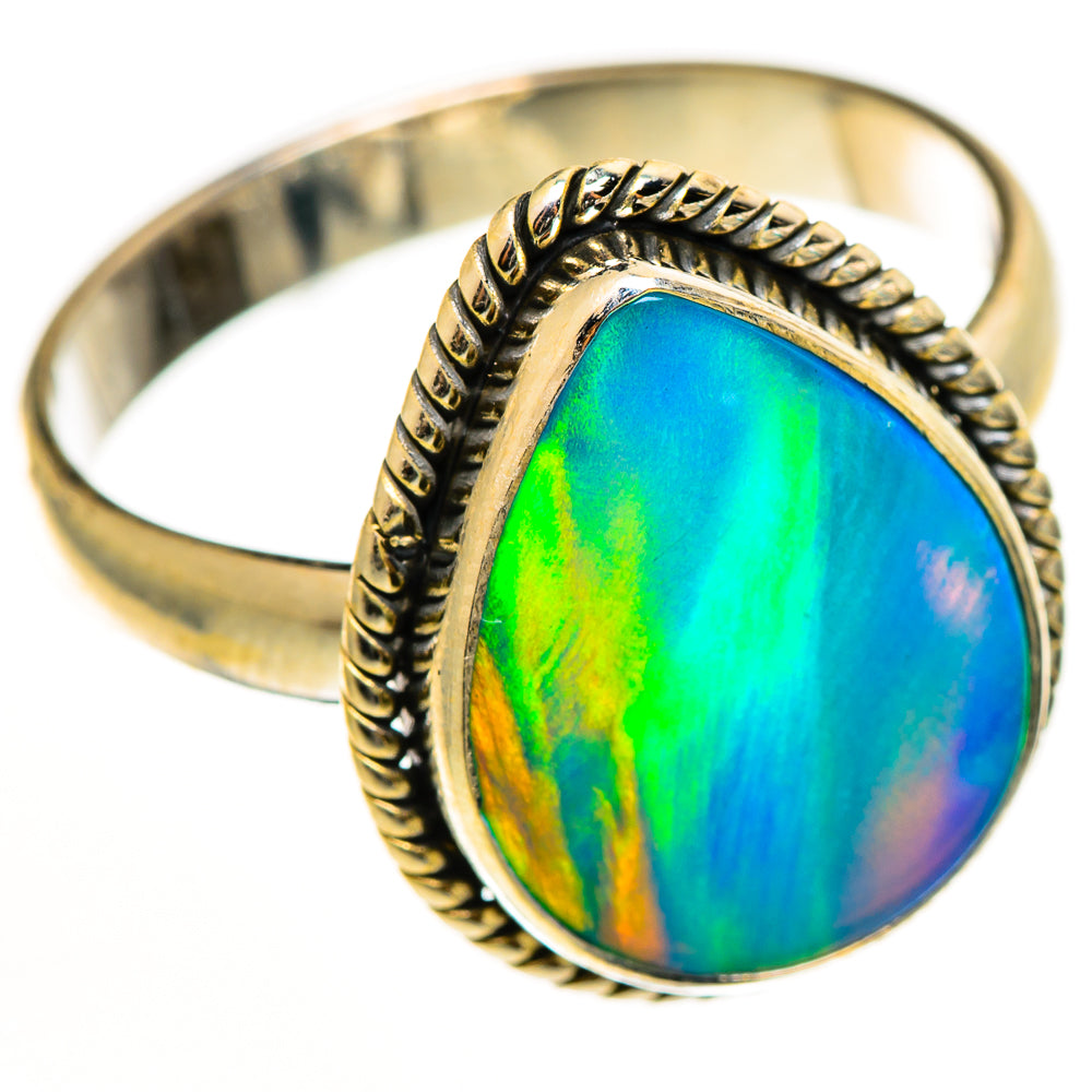 Aura Opal Rings handcrafted by Anasilvercos - RING112656 - Photo 2