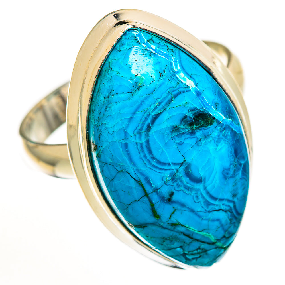 Chrysocolla Rings handcrafted by Anasilvercos - RING112657 - Photo 2