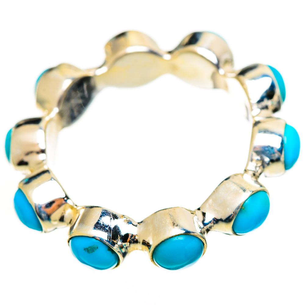 Sleeping Beauty Turquoise Rings handcrafted by Anasilvercos - RING112660 - Photo 2