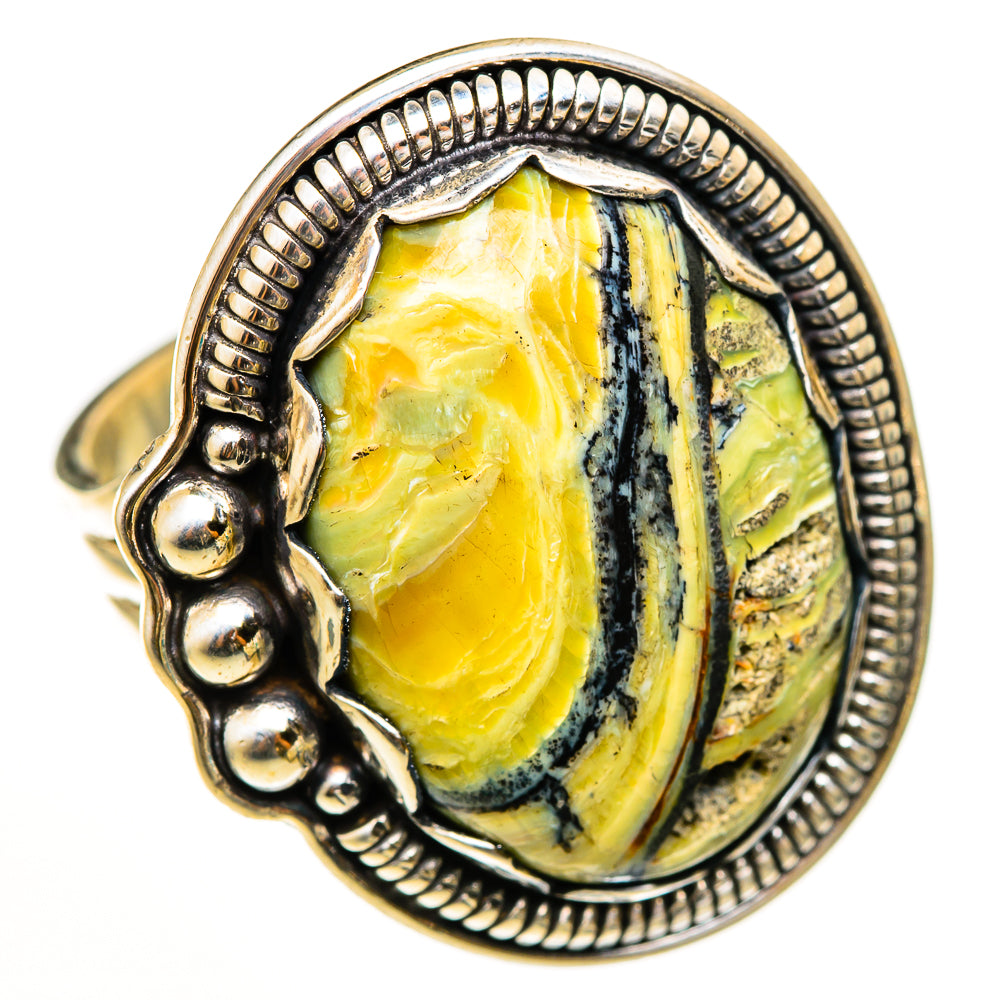 Serpentine Stone Rings handcrafted by Anasilvercos - RING112663 - Photo 2