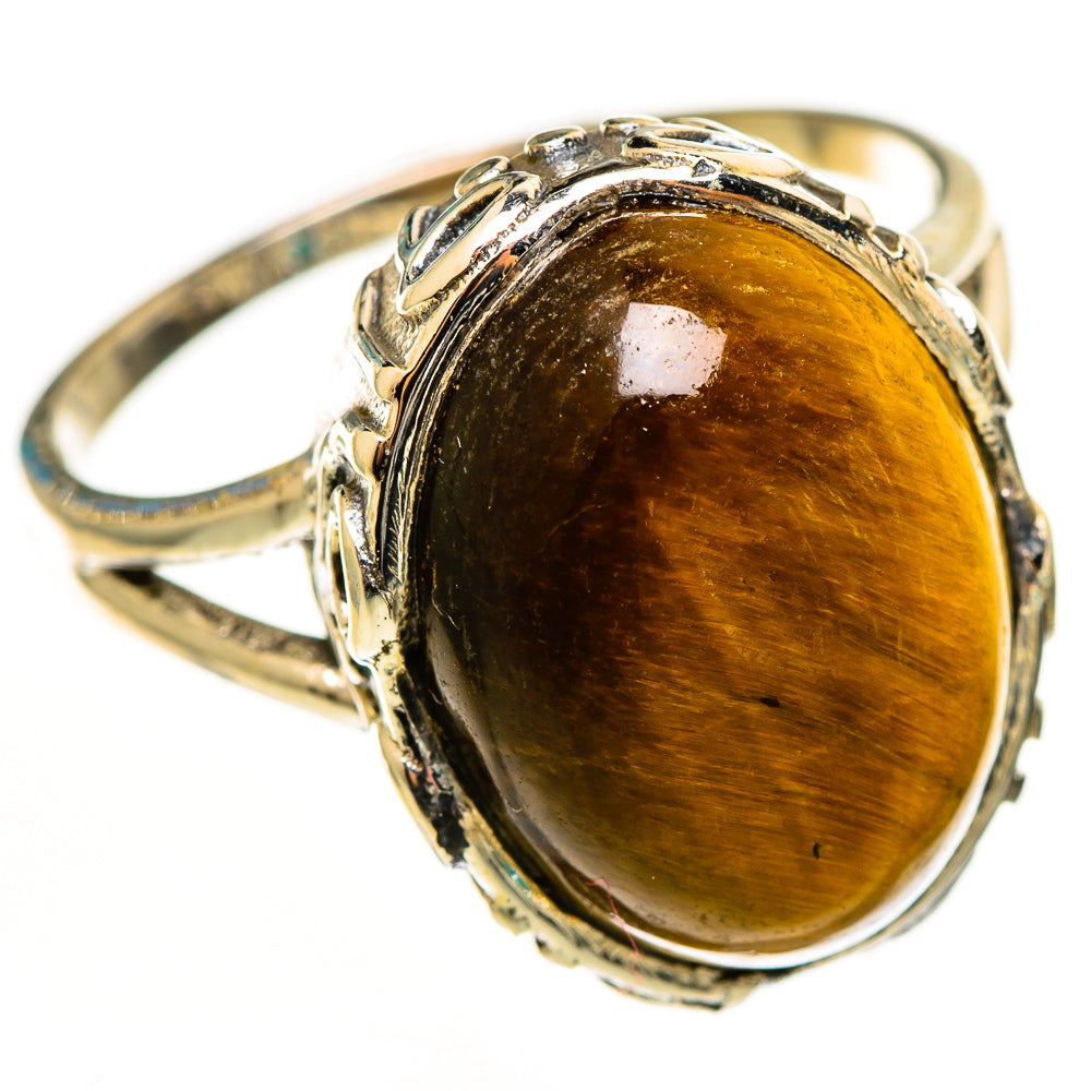 Tiger Eye Rings handcrafted by Anasilvercos - RING112665 - Photo 2