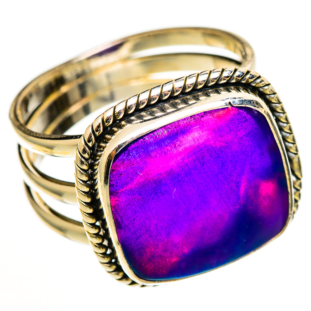 Aura Opal Rings handcrafted by Anasilvercos - RING112676 - Photo 2