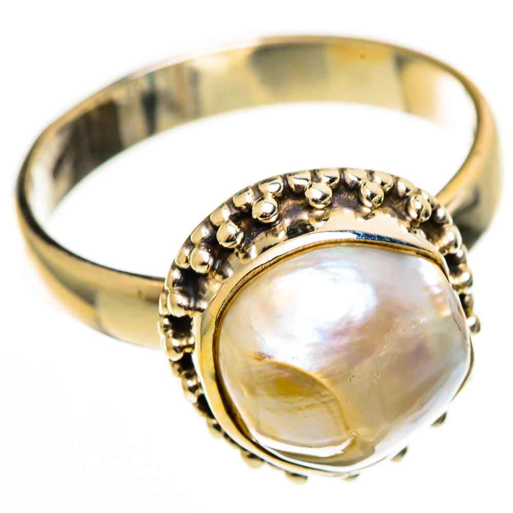Mother Of Pearl Rings handcrafted by Anasilvercos - RING112680 - Photo 2