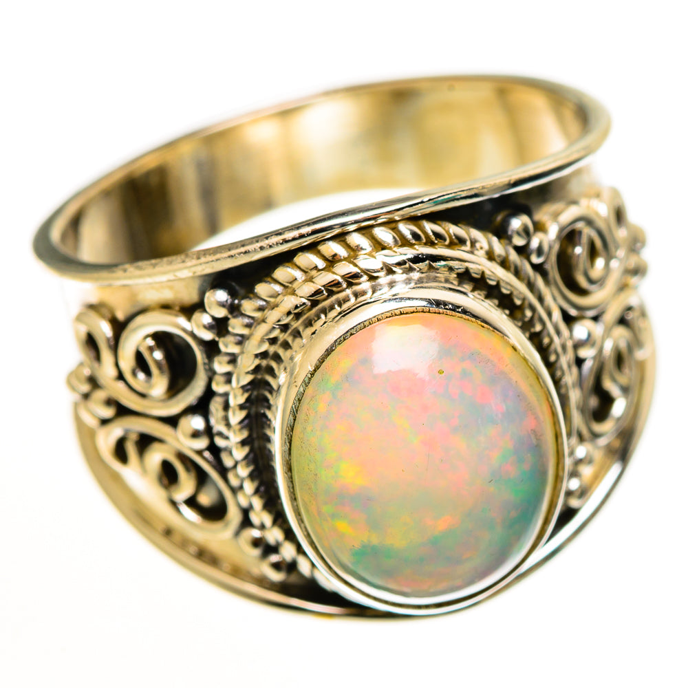 Ethiopian Opal Rings handcrafted by Anasilvercos - RING112688 - Photo 2