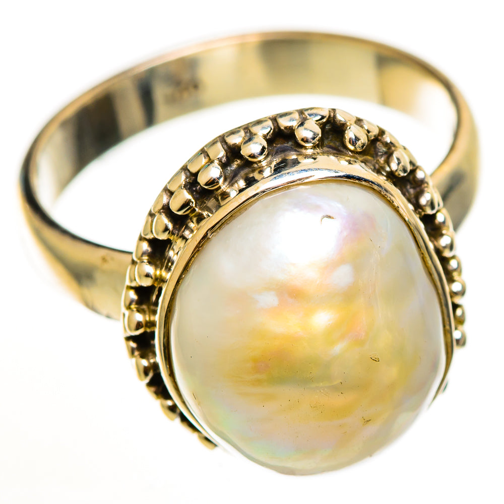 Cultured Pearl Rings handcrafted by Anasilvercos - RING112712 - Photo 2