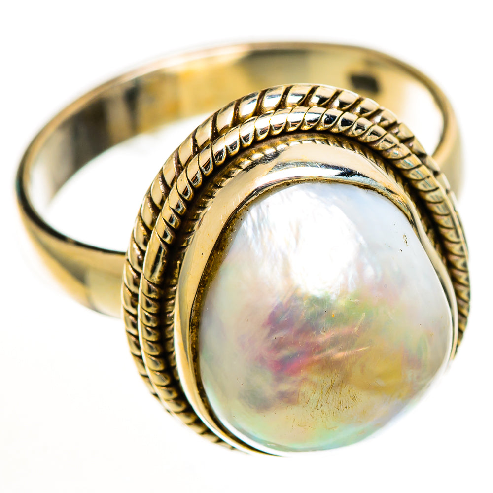 Cultured Pearl Rings handcrafted by Anasilvercos - RING112713 - Photo 2